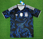 (s-4xl)2026-2027 Argentina Away Blue Black Soccer Jersey AAA