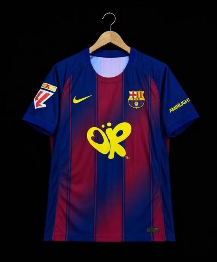 2026-27 Barcelona Blue Red Soccer Jersey AAA