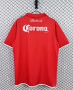 Retro version 2003-04 Toluca Home Red Soccer Jersey AAA Blue - Image 2