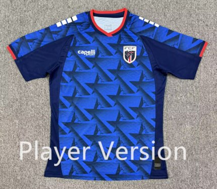 Player version 2026-2027 Cape Verde Home Blue Soccer Jersey AAA
