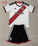2026-2027 River Plate Home White kids/youth  Soccer uniform