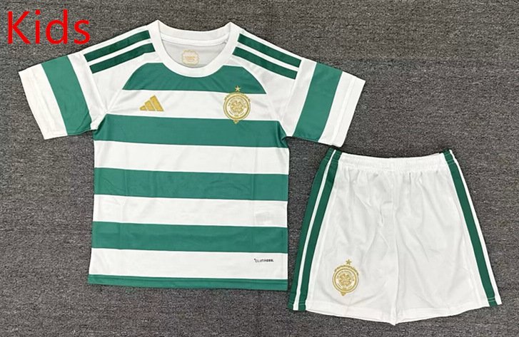 B9B6D2DA931493B3499F5C49D59D83EF 2026-2027 Celtic Home Green White kids/youth Soccer uniform - Image 1