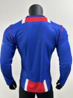 Player version 2026-27  Paris Saint-Germain Home  Red Blue LS Soccer Jersey AAA - Image 2