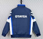 Retro version 91-92 Real Madrid Blue Windbreaker  Soccer Jacket - Image 2