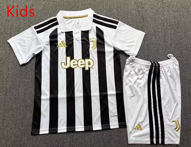 CE218787899822FA61578F6167AC0248 2026-2027 Juventus Home Black White kids/youth Soccer uniform - Image 1