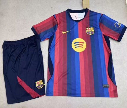 2026-27 Barcelona Home Red Blue Soccer uniform