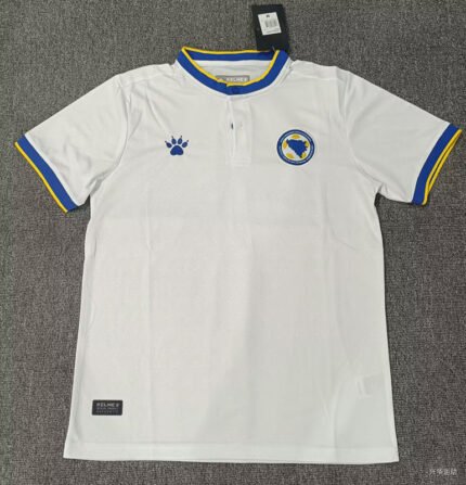 2026-2027 Bosnia Herzegovina Away White Soccer Jersey AAA