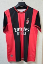 （S-4XL）2026-2027 AC Milan Home Bkack Red Soccer Jersey AAA