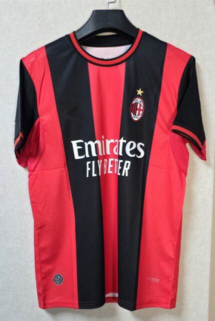（S-4XL）2026-2027 AC Milan Home Bkack Red Soccer Jersey AAA