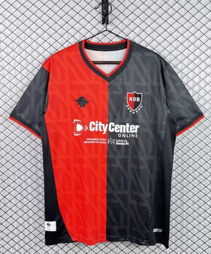 2026-2027 Newell's Old Boys  Home Black Red Soccer Jersey AAA