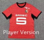 Player version 2026-27 Stade Rennais  Home  Red  Soccer Jersey AAA