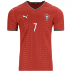 #7 Ronaldo 26-27 Portugal Home Red Soccer Jersey AAA