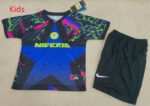 2026-27 Nigeria Goalkeeper Black  Kids/Youth Soccer Uniform