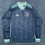 （S-4XL）2026-2027 Germany Away Blue Long sleeves Soccer Jersey AAA