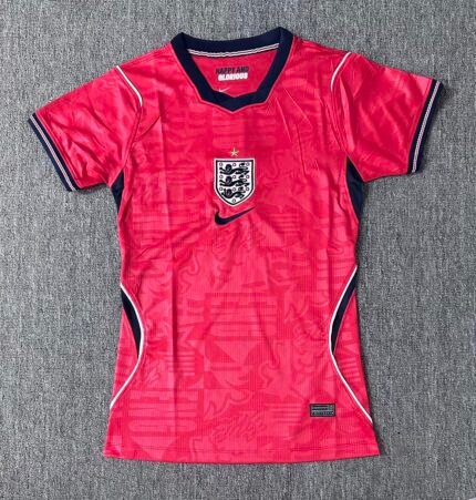2026-27 England Away Red Women Soccer Jersey AAA