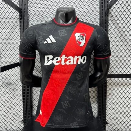 Player version 2026-27 River Plate Black Soccer Jersey AAA