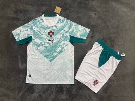 2026-2027 Portugal Away White Kids/Youth Soccer Uniform