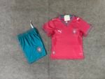 2026-2027 Portugal Home Red Kids/Youth Soccer Uniform
