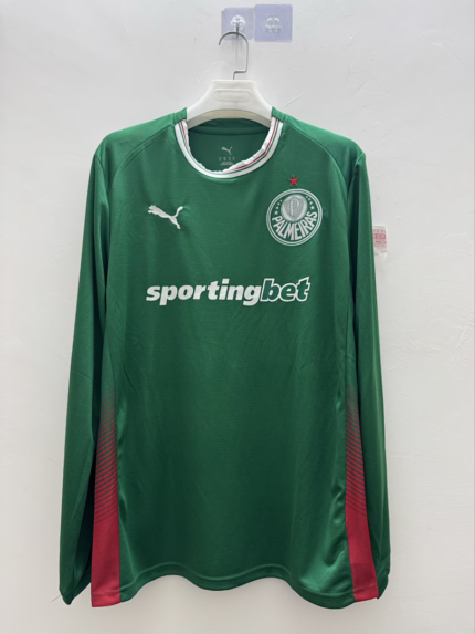 2026-2027 Palmeiras Home Green Long sleeves Soccer Jersey AAA