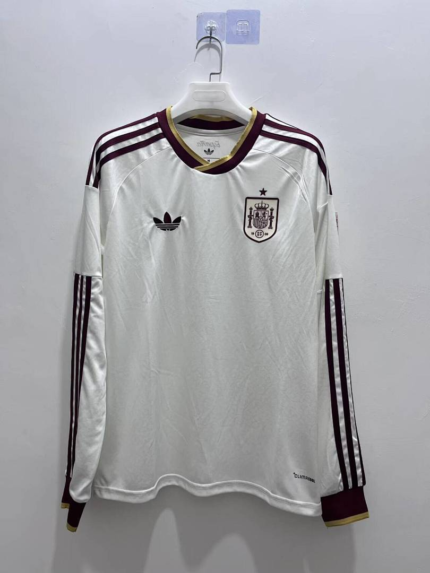 2026-27 Spain Away White Long sleeves Soccer Jersey AAA