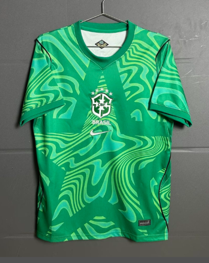 2026-2027 Brazil Goalkeeper Green Soccer Jersey AAA