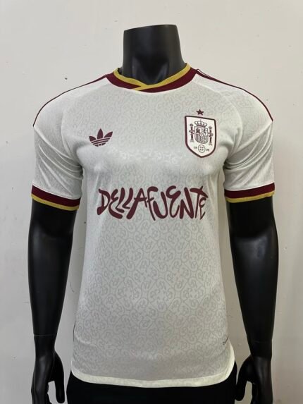 Player version 2026-2027 Spain Away White Soccer Jersey AAA