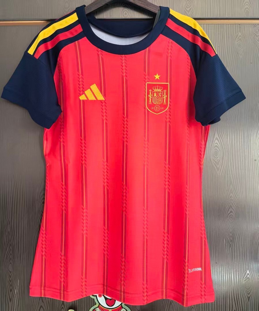 IMG_1801 2026-27 Spain Home Red Women Soccer Jersey AAA - Image 1