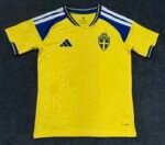 (S-4XL)26-27 Sweden Home Yellow Soccer Jersey AAA