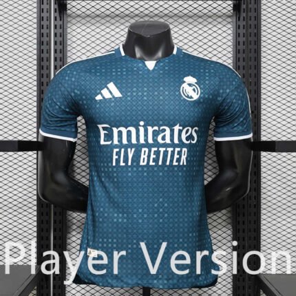 Player version 26-27 Real Madrid  Blue Soccer Jersey AAA