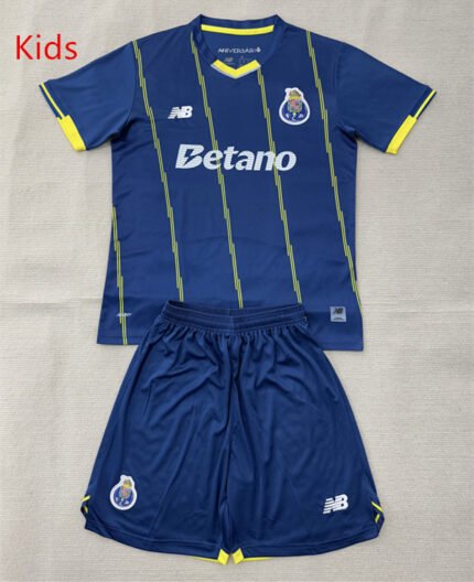 2026-2027 Porto Away Royal Blue kids/youth  Soccer uniform