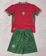 2026-27 Morocco Home Red Soccer uniform