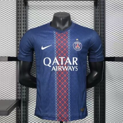 Player version 2025-26  Paris Saint-Germain Home Blue Soccer Jersey AAA