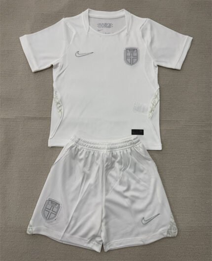 2026-27 Norway 2nd Away White Soccer uniform