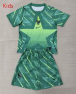 2026-2027 France goalkeeper Green Kids/Youth Soccer Uniform