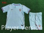 Player version 2026-2027 France Away Green Kids/Youth Soccer Uniform