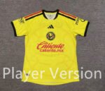 Player Version 26-27 Club America Home Yellow  Soccer Jersey AAA