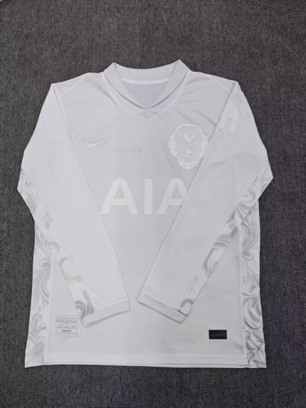 2026-2027 Tottenham Hotspur White Long sleeve Soccer Jersey AAA
