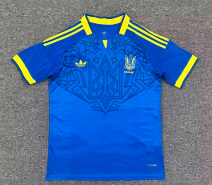 2026-2027 Ukraine Away Blue Soccer Jersey AAA