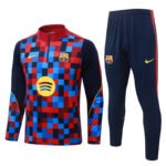 2026-27 Barcelona Blue Red Soccer Tracksuit Uniform