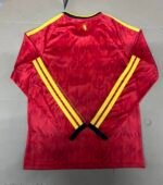 2026-2027 Belgium  Home Red Long sleeves Soccer Jersey AAA - Image 2