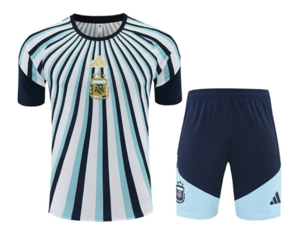 2026-2027 Argentina  White Blue Soccer Uniform