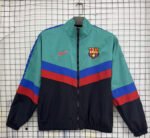 95-97 Retro version Barcelona Green Windbreaker  Soccer Jacket