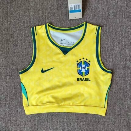 2026-27 Brazil Home Yellow Women Soccer Vest