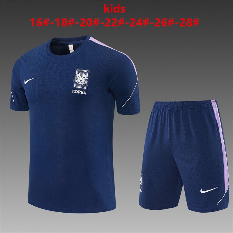 16fe0ec8 2026-2027 Korea Royal Blue kids Soccer Uniform - Image 1