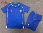 2026-2027 Uzbekistan Home Blue Kids/Youth Soccer Uniform