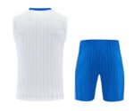 2026-27 Retro version Real Madrid White Vest Soccer Uniform - Image 2