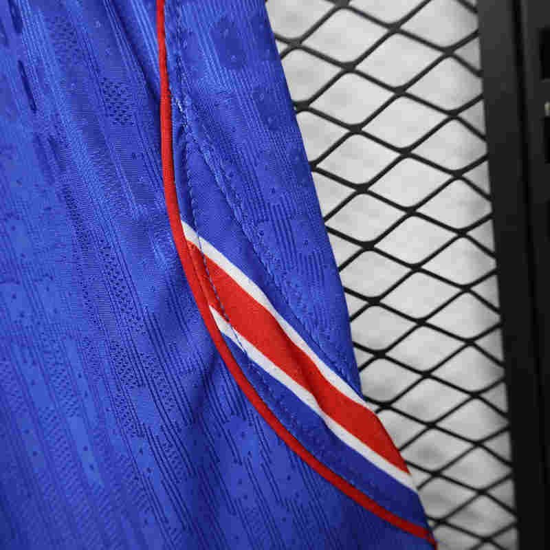 Player version 26-27 Paris Home Blue White Soccer Shorts - Image 4