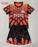 2026-2027 Eindhoven Goalkeeper Black Orange kids/youth  Soccer uniform
