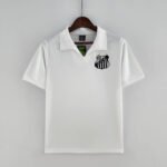 Retro version 1970 Santos Home White Soccer Jersey AAA