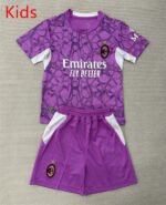 2026-2027 AC Milan Goalkeeper Purple kids/youth  Soccer uniform